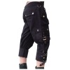 Women Clothes Unisex Gothic Rock 3/4 Shorts Lady 